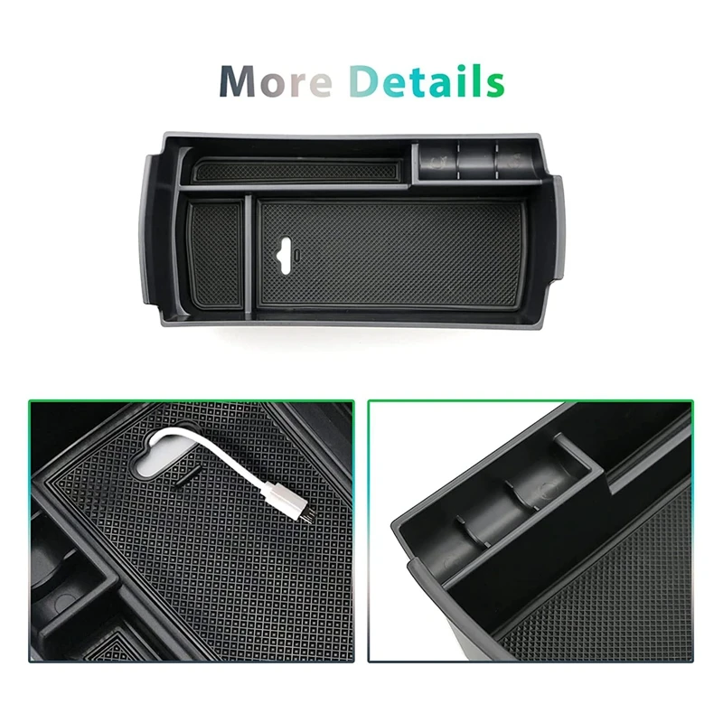 Car Centre Console Armrests Storage Box Organiser Interior Accessories For Peugeot 3008 5008 2016-2021