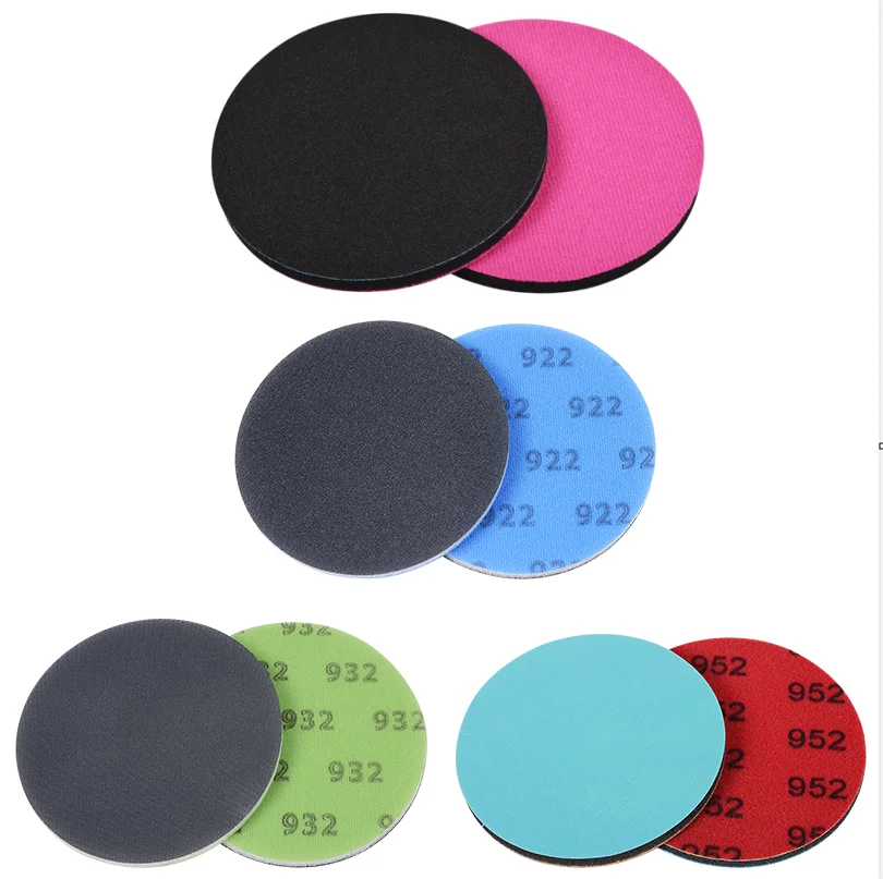 

Glass Repair Kit Glass Welding Splatter Removal Pad Kit 5 inch 4Pcs/Pack Grinding Polishing Abrasive Disc Mesh Net Sanding Pads