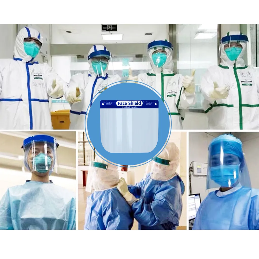 Face Protection Isolation Mask 5pcs/10pcs Transparent Protective Mask Full Face Anti-Splash Protective Mask Medical Work Daily