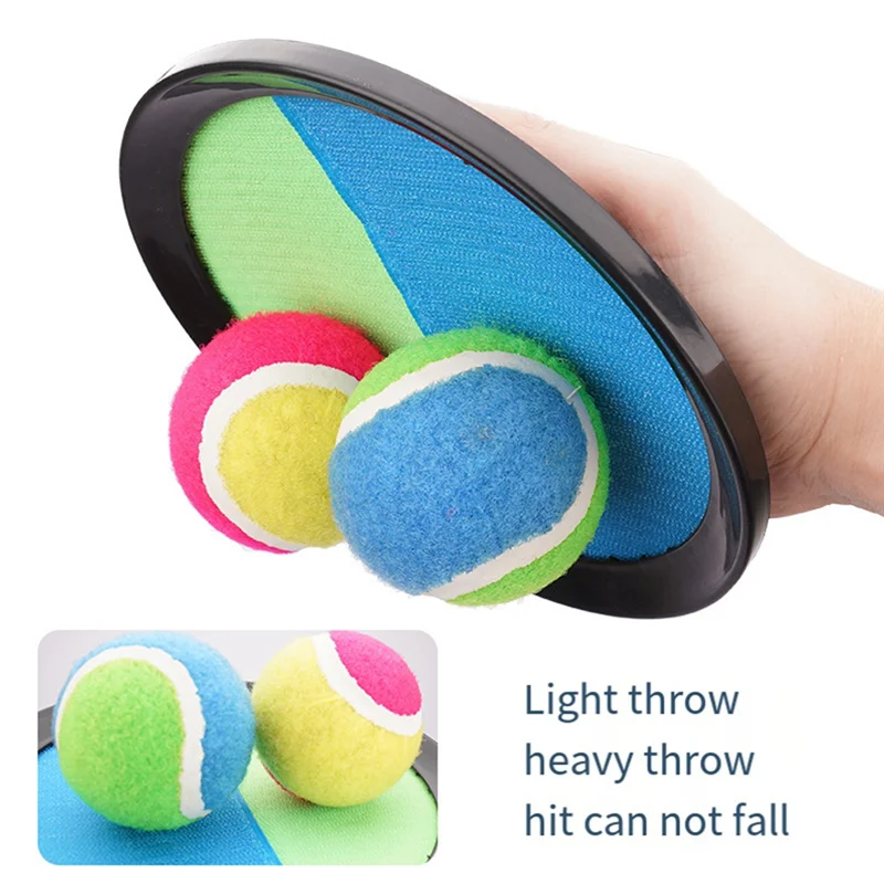 SCLS Ball And Catch Game, Kids Toss Game Boys Girls, Catching Ball Set With 2 Paddles For Outdoor Beach Easter Birthday Gifts