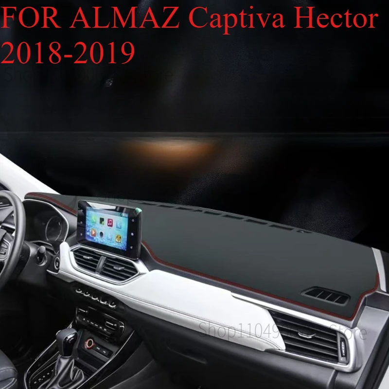 FOR ALMAZ Captiva Hector 2018-2019 Car Dash Mat Dashmat Dashboard  Cover Sun Shade Dash Board Cover Carpet  Accessories