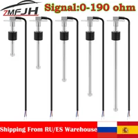 AD 0-190 Ohm Sensor de nivel de combustible 100MM 125MM 150MM 200MM 300MM 400MM 575MM apto para barco marino coche camión aceite tanque líquido España/RU