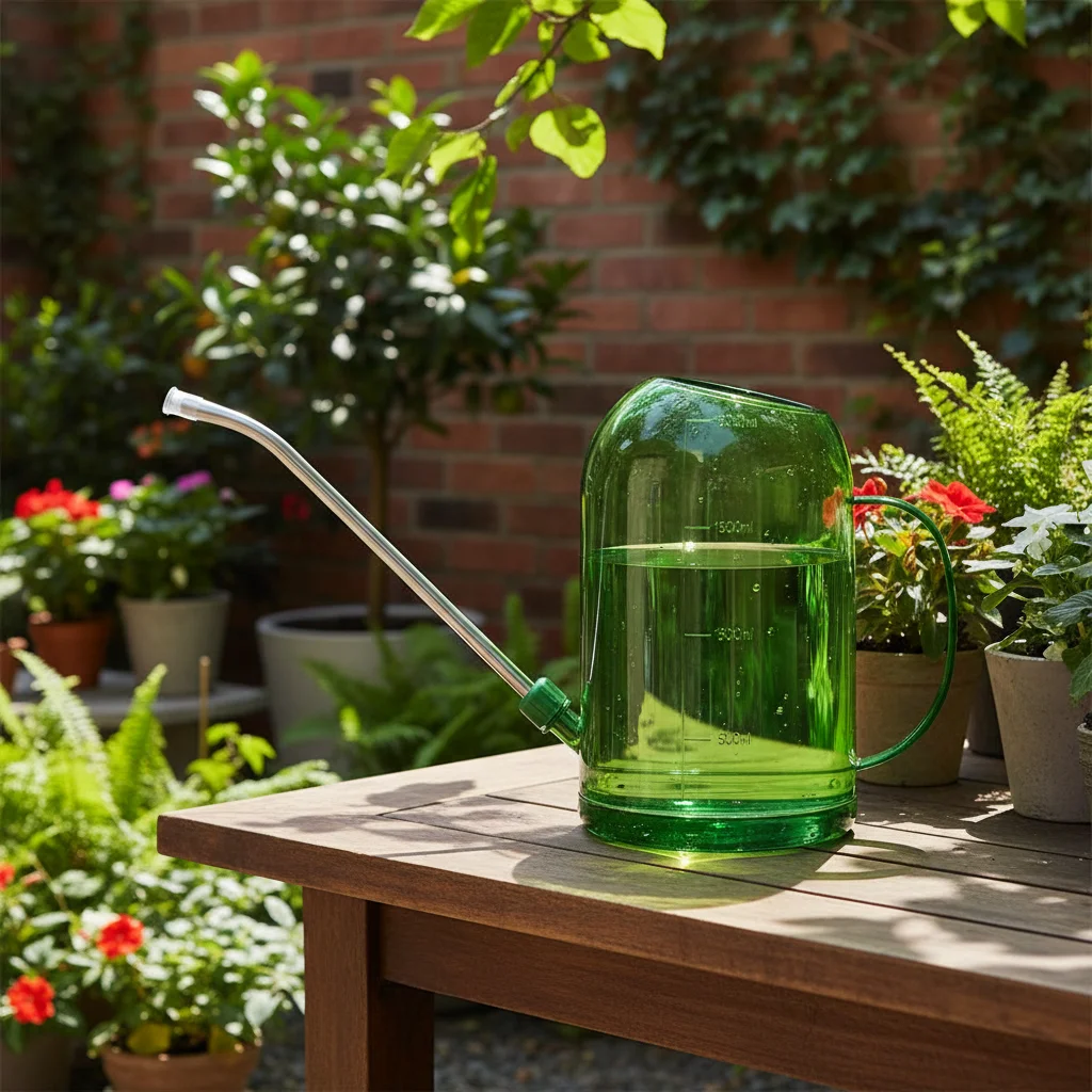 Cute Handheld Long Spout Watering Can-Small Durable Plastic Kettle forLawn&Outdoor Plants,Ideal Holiday/BirthdayGift for Seniors