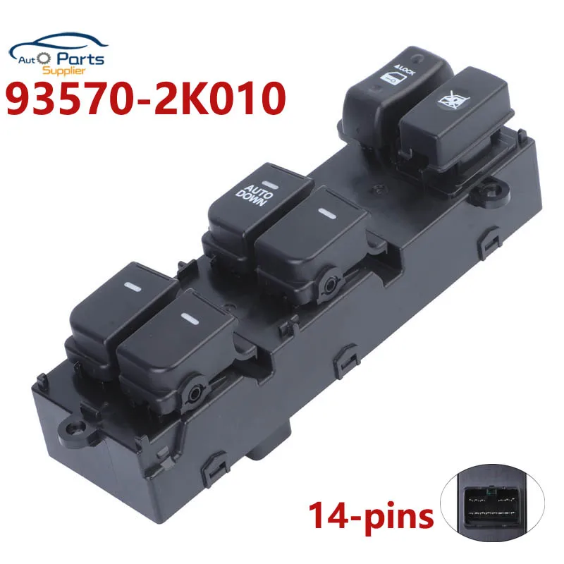 New 93570-2K010 93570-2K000 Master Electric Power Window Switch for Kia Soul 2009 - 2013 for kia soul Optima K5 935702K010