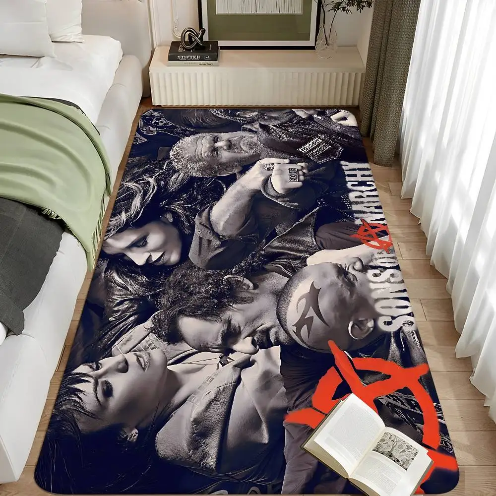 Crime Sons Of Anarchy TV Door Mat Kids Room Bedroom Decoration Balcony Anti-Slip Doormat Living Room Doormat Area Rug