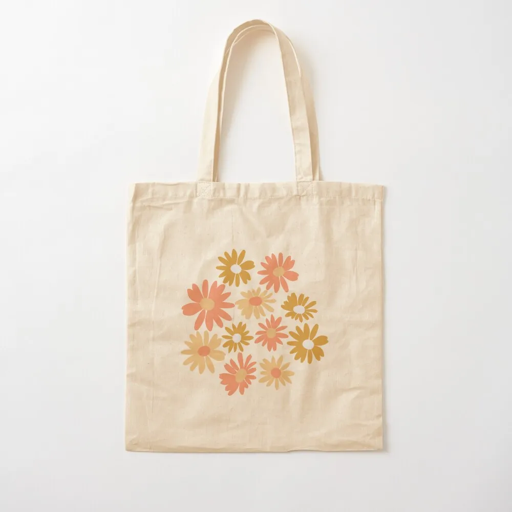 

Coral Pink Daisies Tote Bag Cloth bag bag luxury women