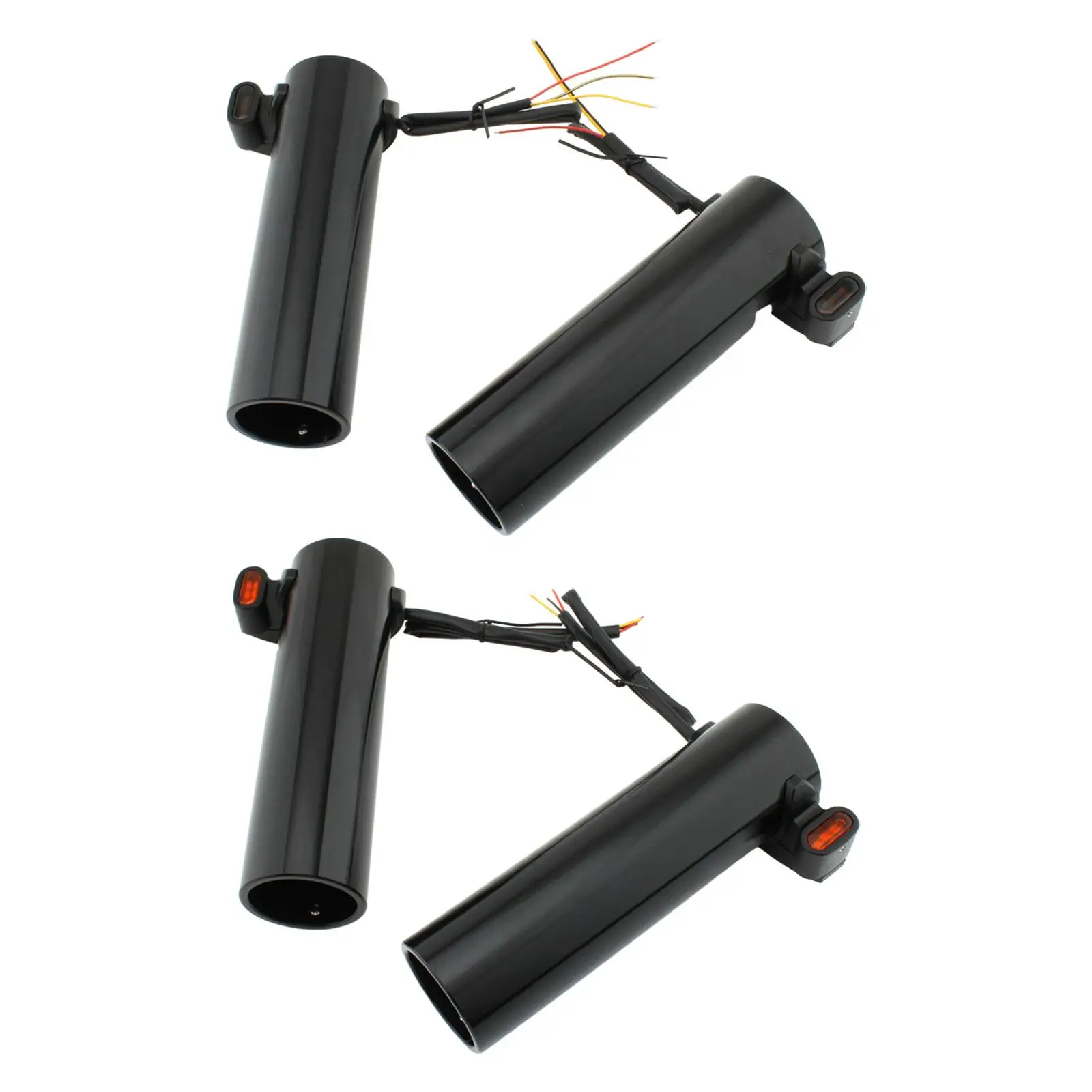 

Premium Motorcycle Fork Covers And LED Turn Signal Lights Kit for Rh975