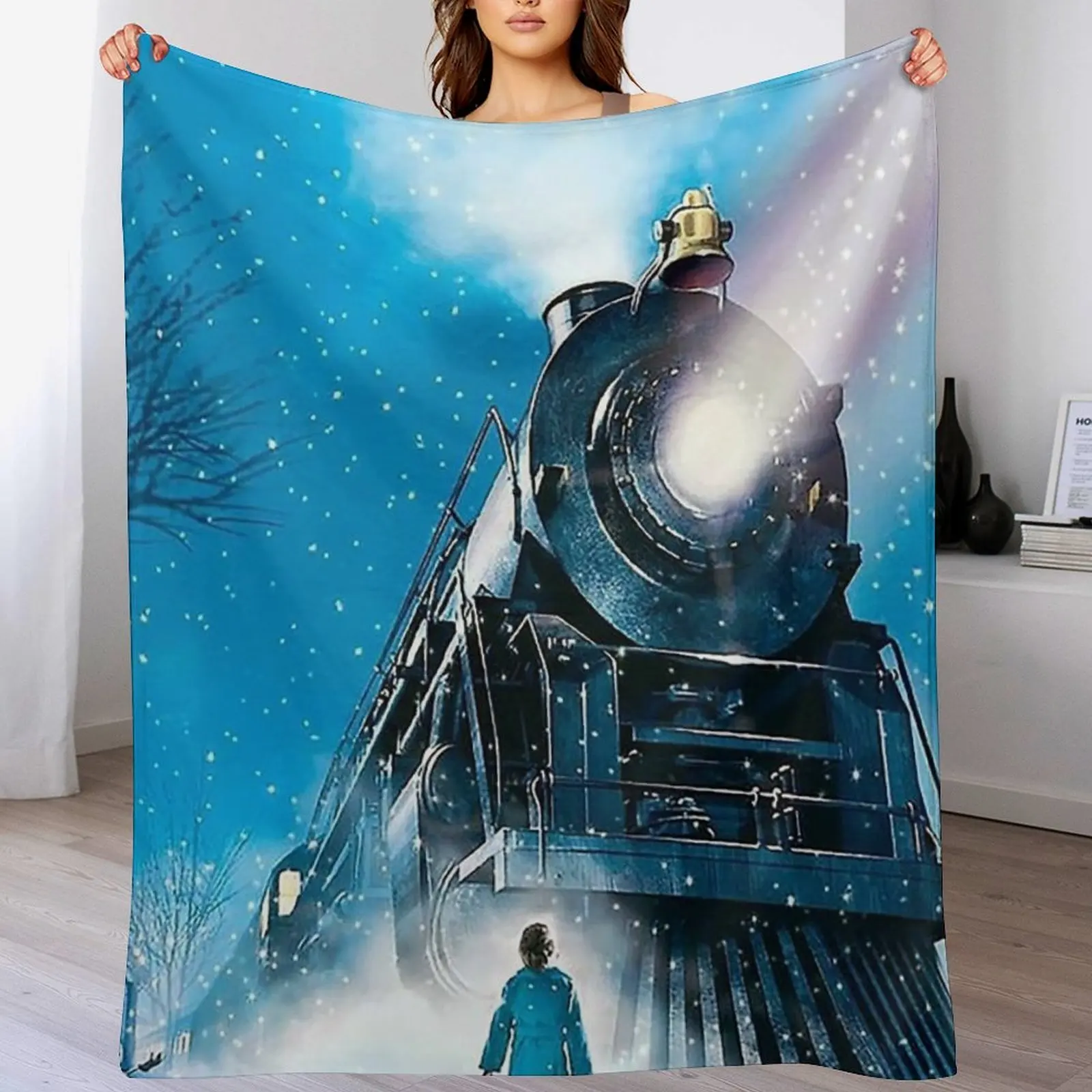 

polar express Throw Blanket