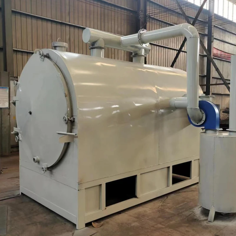 Horno de carbonización de 3 toneladas Horno de carbón de alta eficiencia Horno de carbonización de cáscara de maní