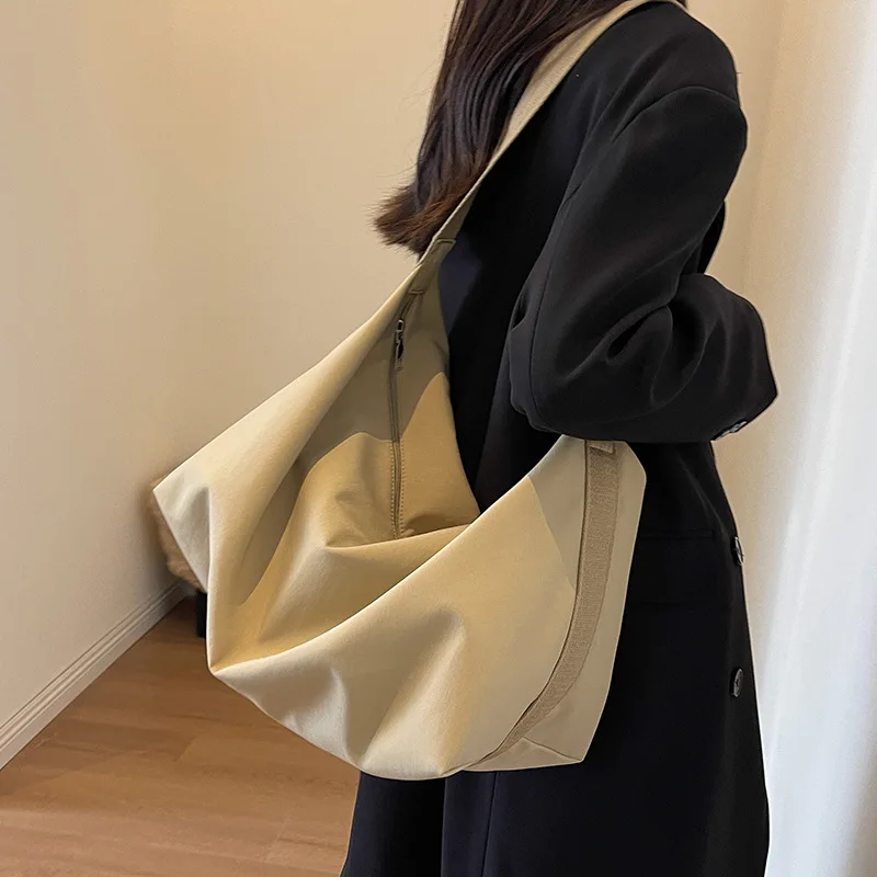 

Сумка через плечо для женщин, универсальная повседневная студенческая дорожная холщовая сумка большой вместимости, женская дорожная сумка на одно плечо для мамы