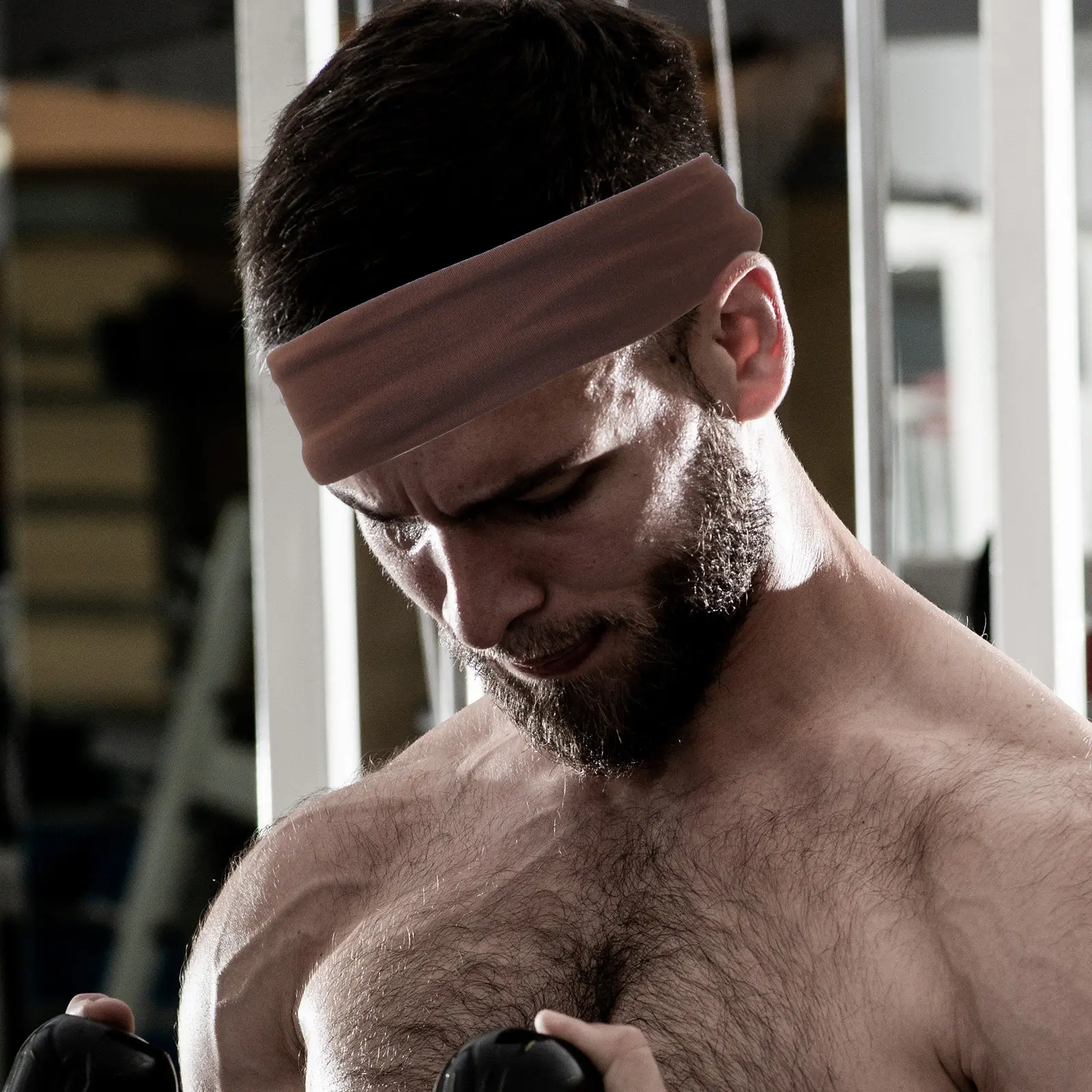 6Pcs Sweat Absorbing Sports Headband Elastic Breathable Hairband for Yoga Running Fitness Sweatband Accessories