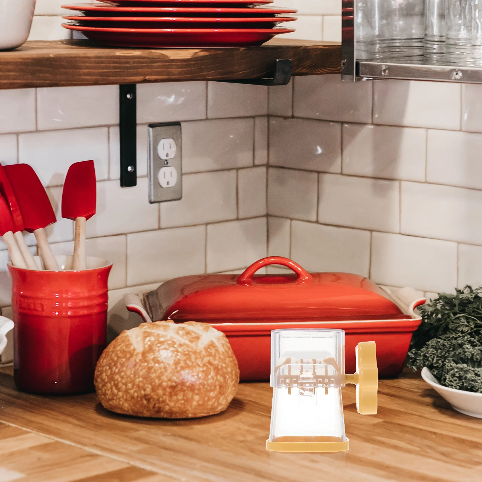 هراسة الشوكولاتة القابلة للفصل دليل أداة تقطيع الطعام للمكسرات الجوز كسارة المطبخ أداة الفول السوداني الثوم الزنجبيل طاحونة المجففة #1