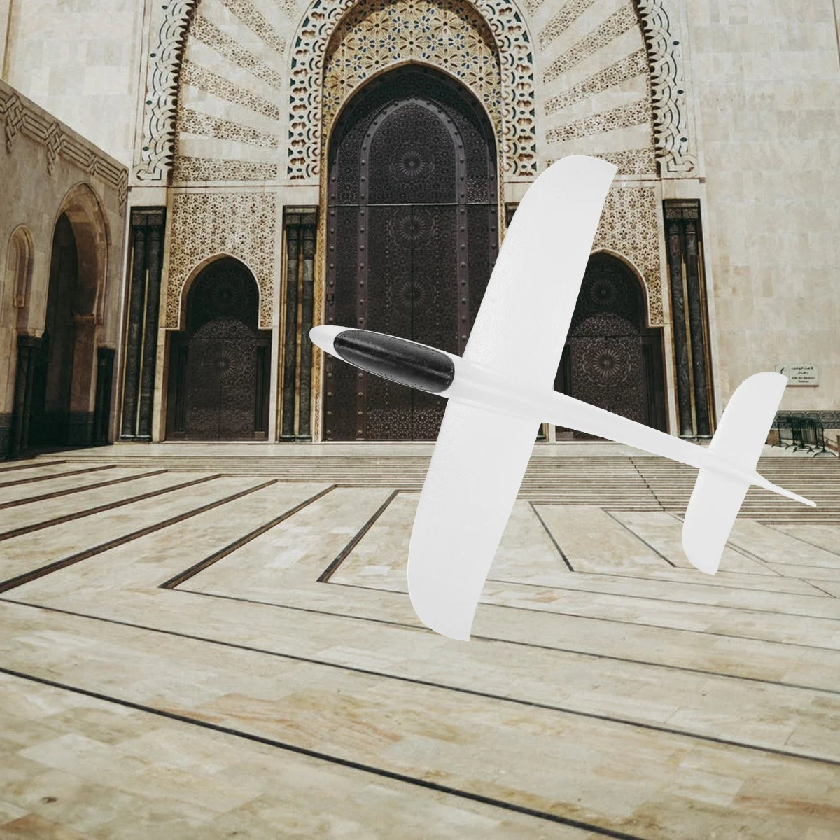 طائرة خفيفة الوزن ومتينة للأطفال للرمي في الهواء الطلق، هدية مضحكة للأطفال #6