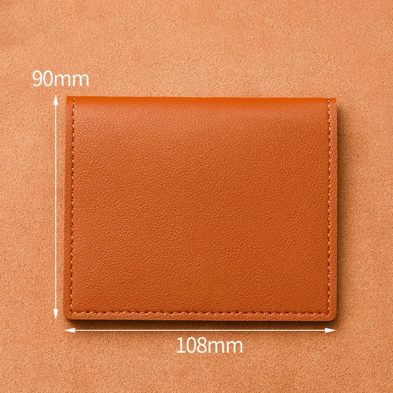 1Pc Card Bag Slim And Compact Bank ID Card Case Driver's License Wallet Simple And Anti Demagnetization Card Holder Bag