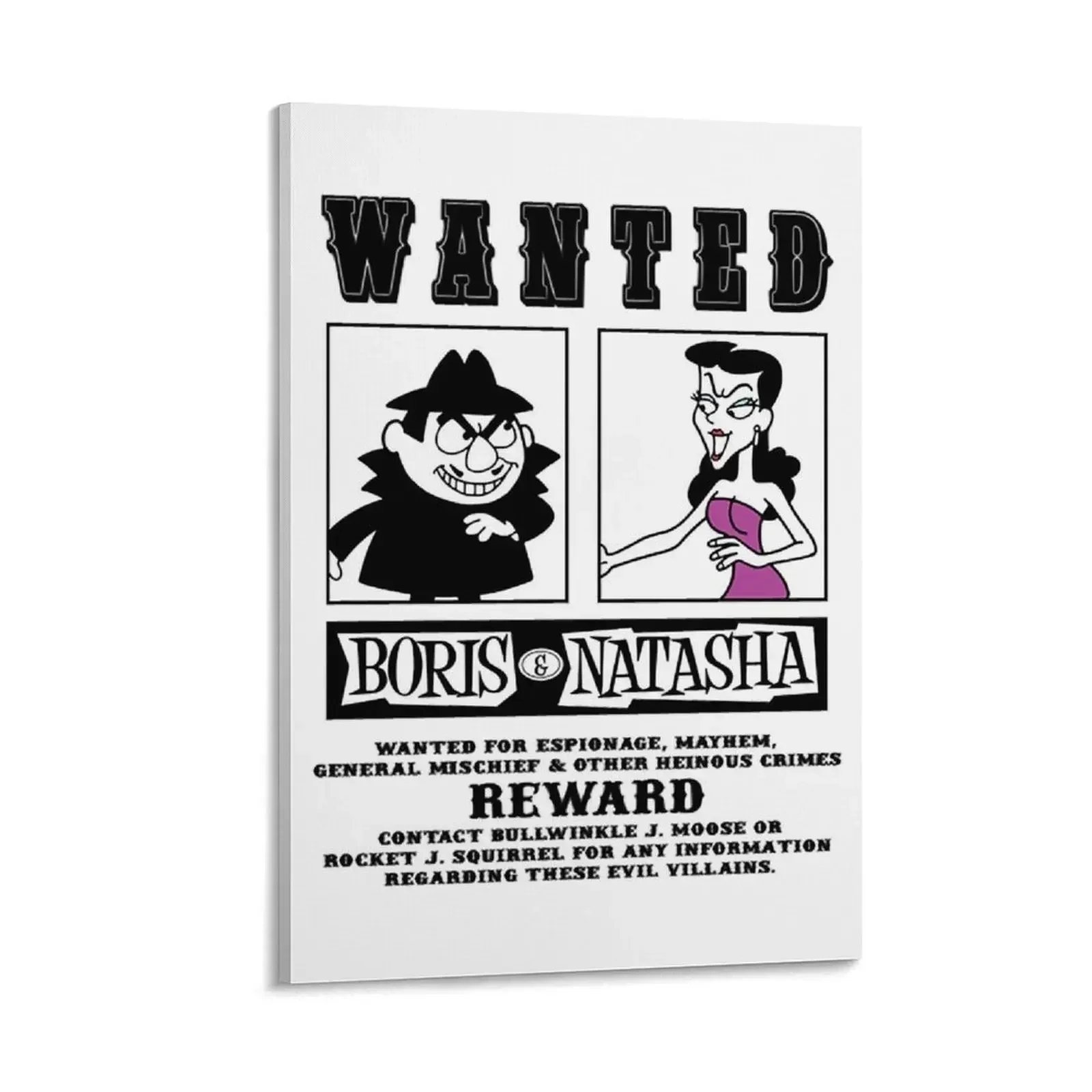 

Day Gifts For Boris Natasha Wanted Poster Gift Music Fans Canvas Painting poster aesthetic anime posters Decor for room