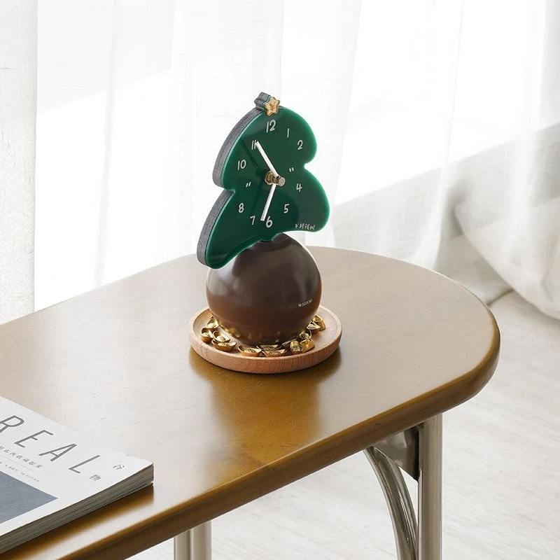 

Minimalist Art Desk Clock - Stylish Decorative Tabletop Clock for Living Room & Home Decor