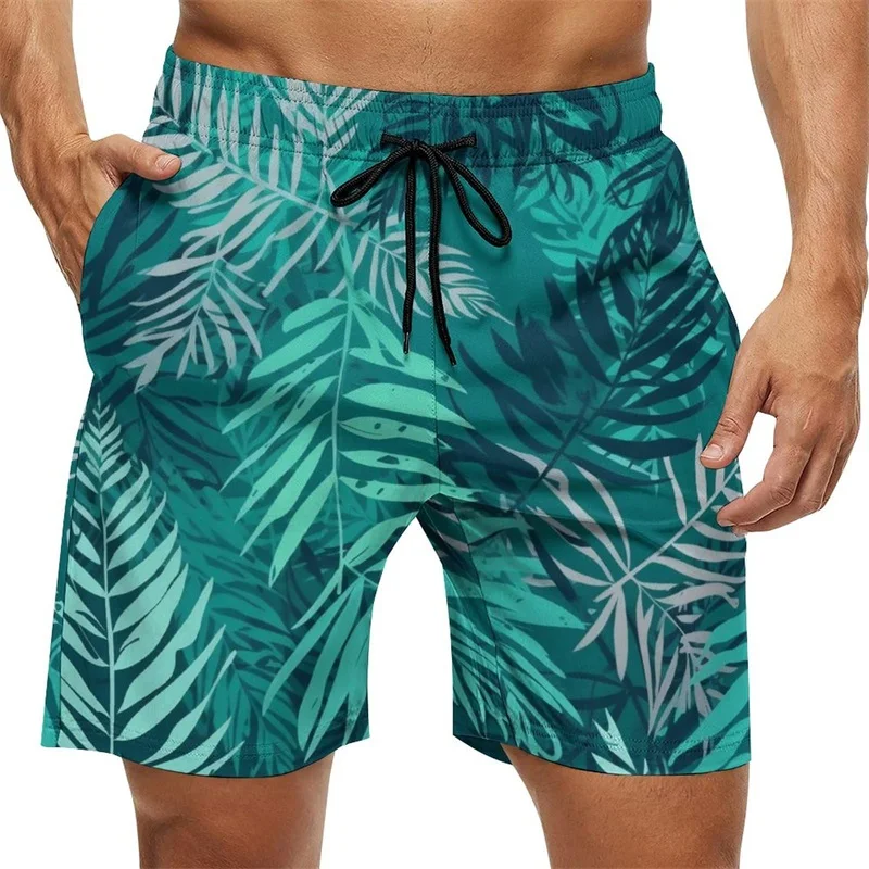 Full Print Pineapple Graphic Beach Shorts For Men Quick Dry Casual Plus Size Short Pants Men\'s Swim Trunks Ropa De Hombre