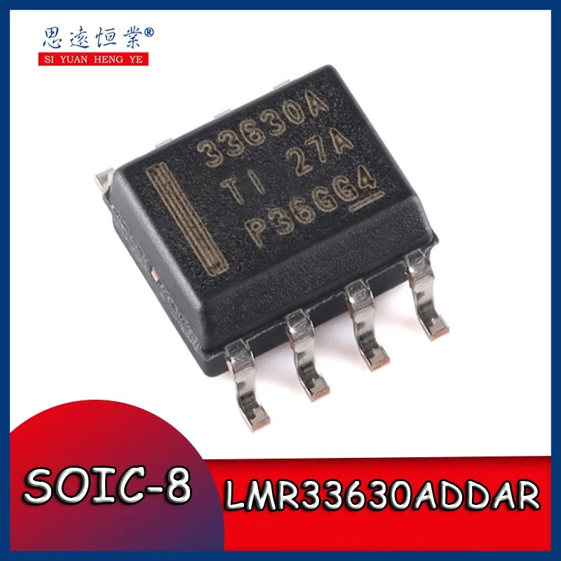 

5PCS Original genuine LMR33630ADDAR SOIC-8 3.8V to 36V, 3A synchronous step-down converter chip