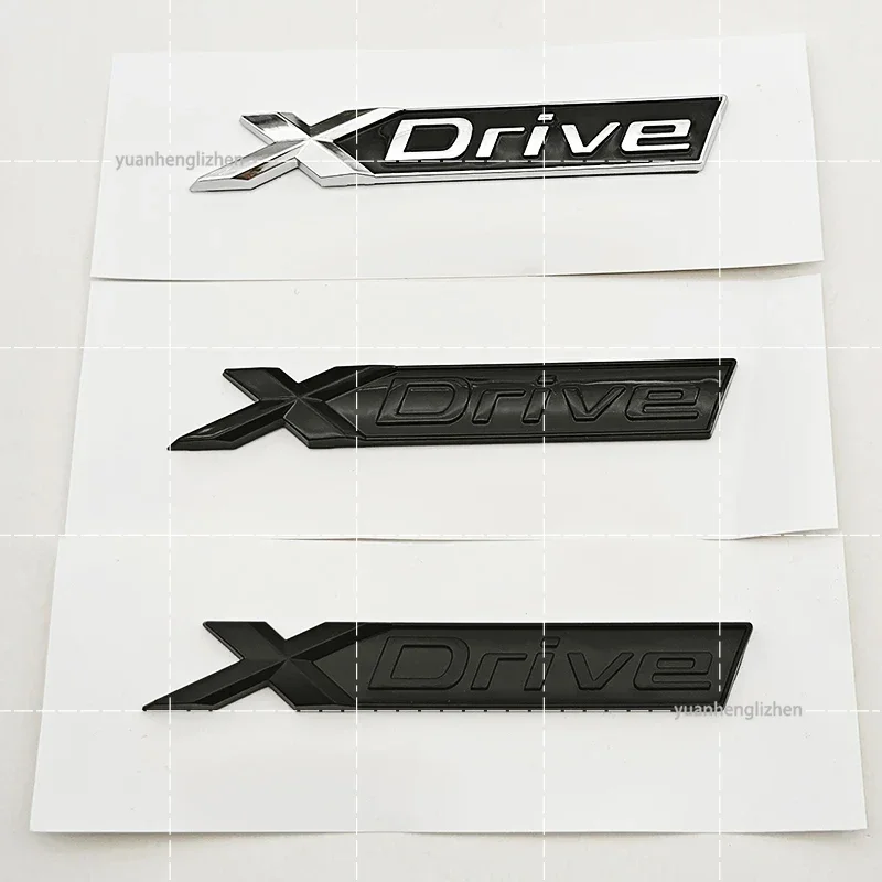 NEW 3D ABS Car Sticker Logo Xdrive Emblem Trunk Badge Nameplate X Drive For Xdrive 320d 320i 530d 525d E60 G20 Accessories