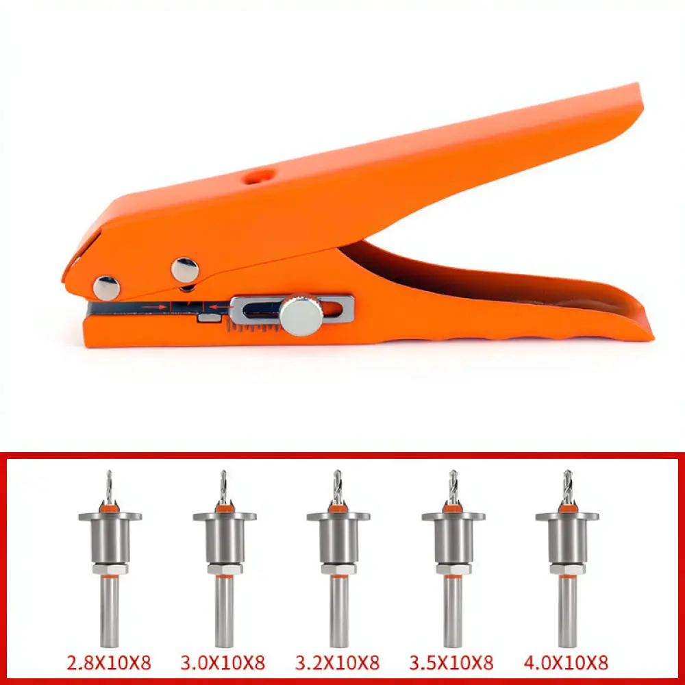 Manual Edge Banding Hole Punch Applicator For Meikeala Woodworking Tool Precision Countersink Drill Bit Set Carpentry Fixer