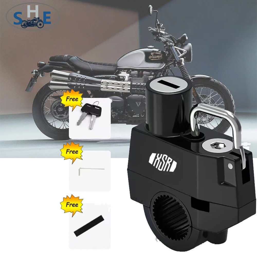 For YAMAHA XSR700 XSR 700 XSR900 XSR 900 XSR125 155 Motorcycle Supplies Helmet Lock Anti-theft Locker Locking Device Rustproof