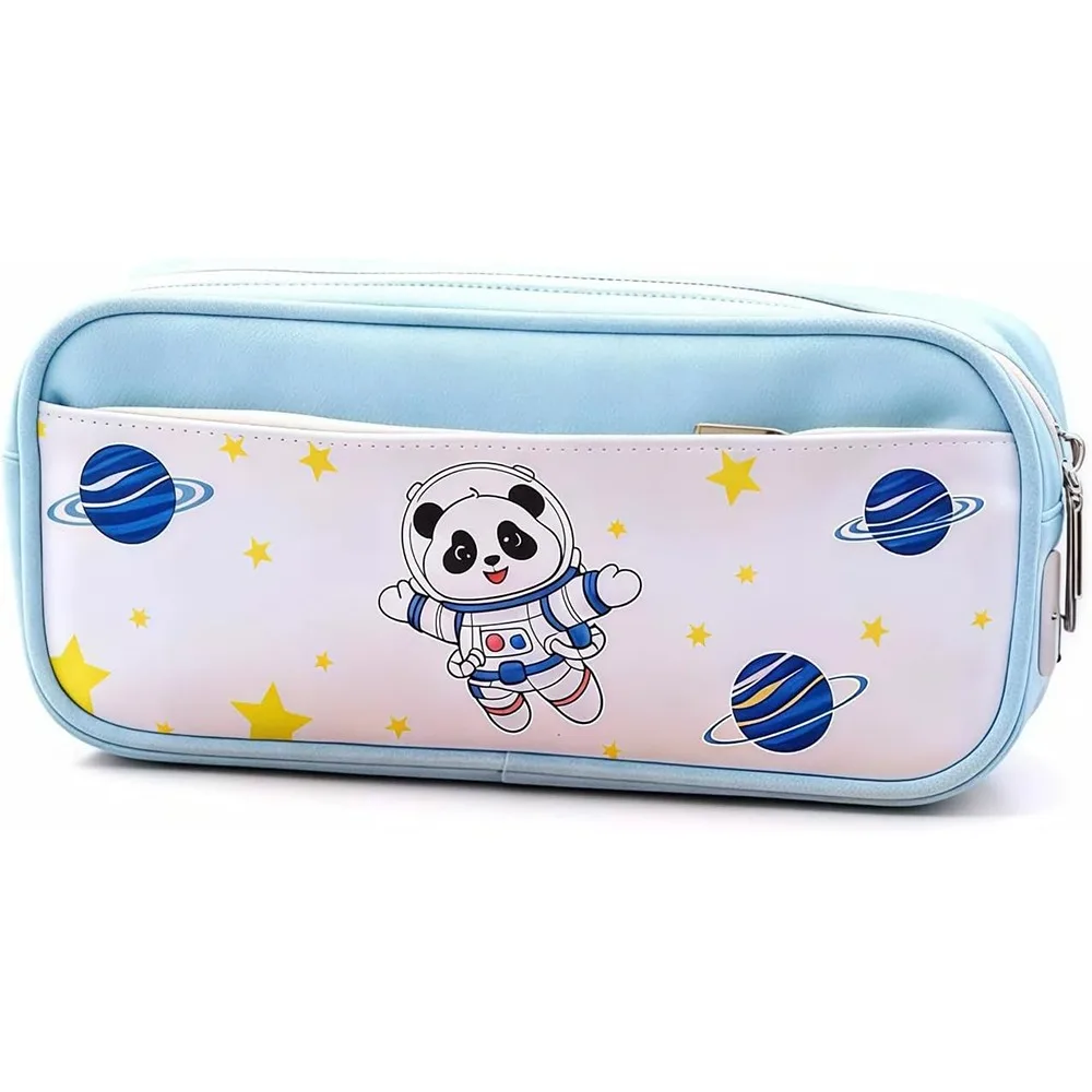 

with USB Charging Fingerprint Lock Makeup Bag 0.1s Unlock Large Capacity Biometric Storage Pouch Multi-function