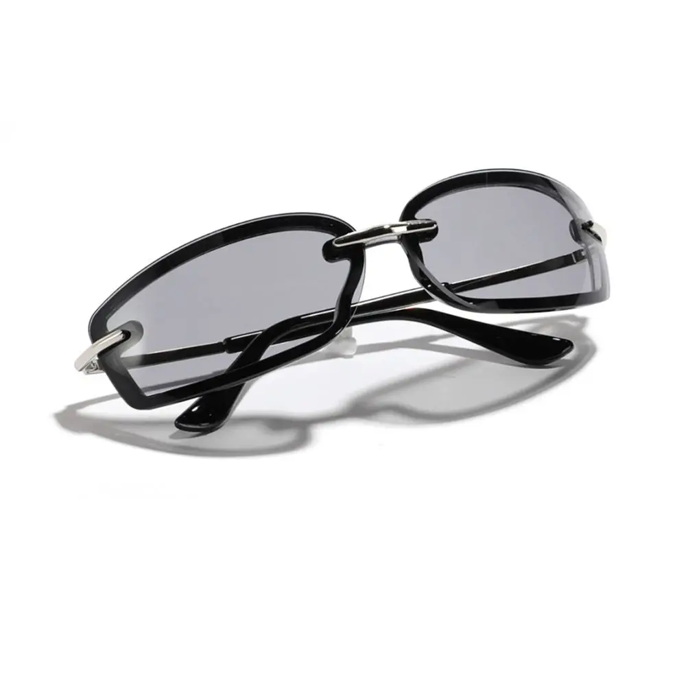 ظلال ملونة Y2K النظارات الشمسية 2000'S Punk النظارات الشمسية نظارات شمسية للجنسين