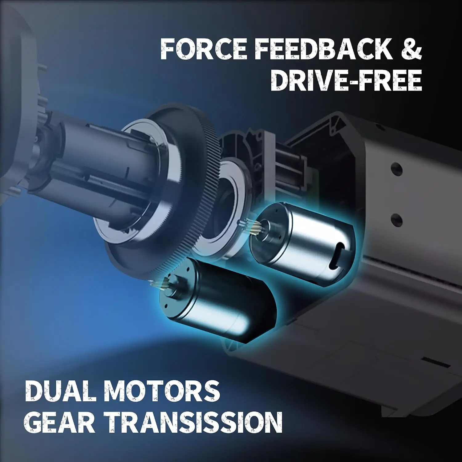 Sim Racing Force Feedback Steering Wheel Pedals Shifter