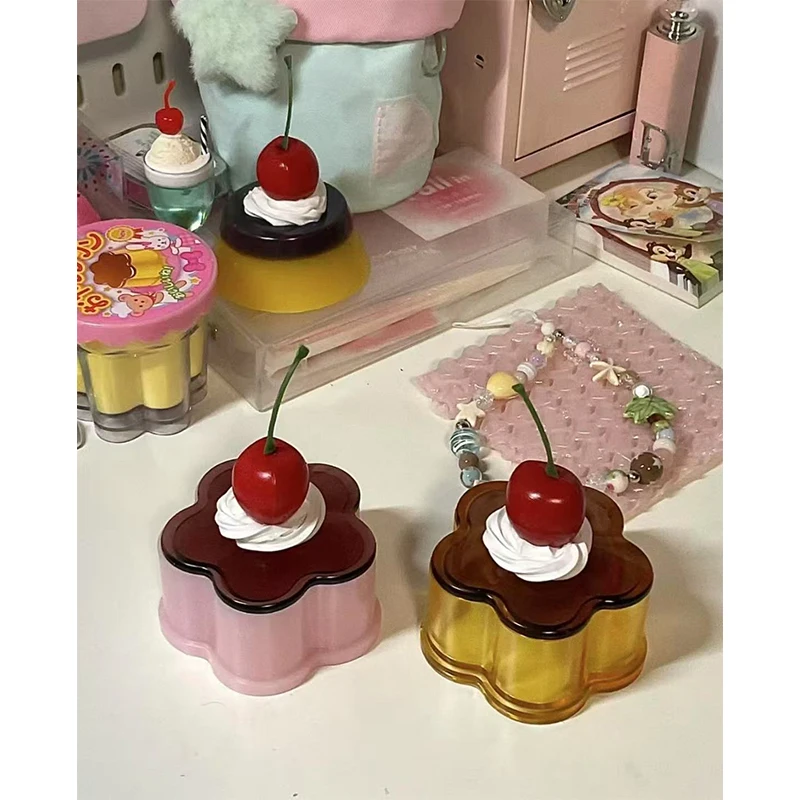النمط الياباني صندوق تخزين الزينة المعلبة الفتيات هدية لطيف بودنغ خزانة سطح المكتب زينة الرجعية الدعامة غرفة الزينة #3