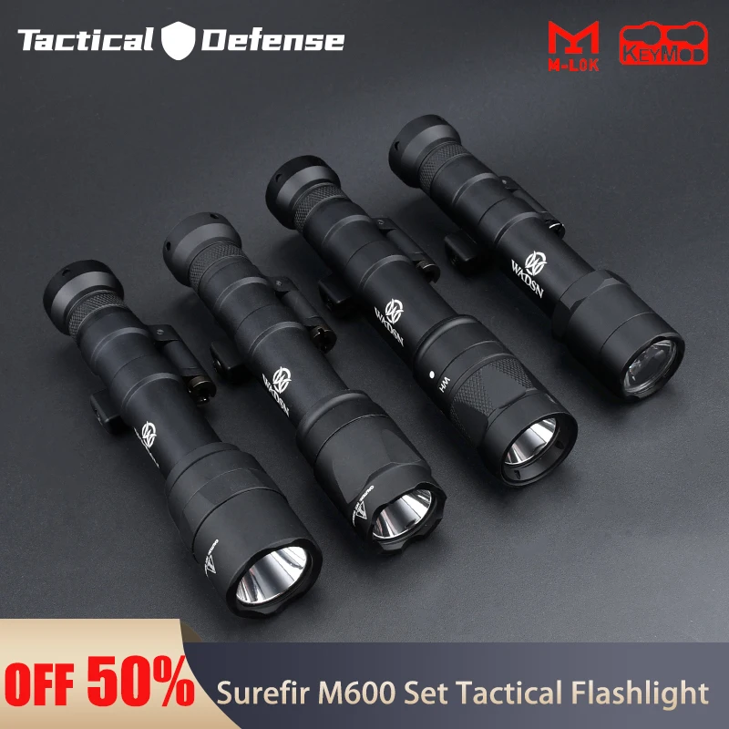 Tactical M640 M640B M640U M640C Light Airsoft Surefir M640W Scout Light Strobe Mount Weapon Pistol Hunting Fit M-lok Keymod 20mm