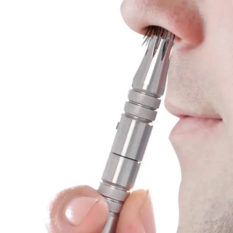 Mini tagliacapelli manuale per naso e orecchie Rasoio in acciaio inossidabile Tagliacapelli Rimozione Trimmer per estremità divisa Trimmer per uomo Trimmer Kemei