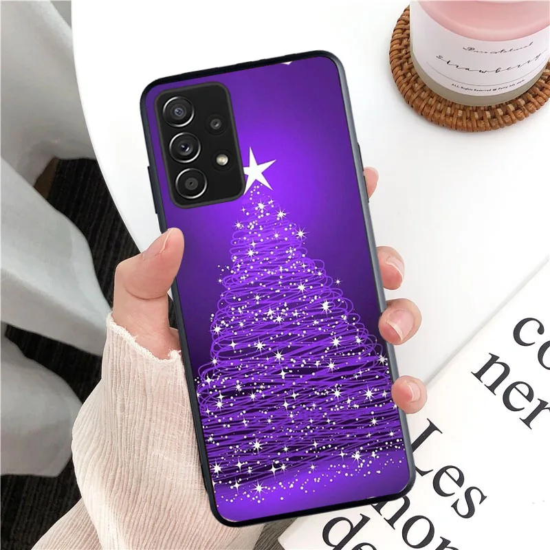 Christmas Tree New Year Phone Case for Samsung Galaxy A35 A55 A54 A15 A25 A05s A05 A22 A24 A52 A33 A34 M34 M14 M54 M23