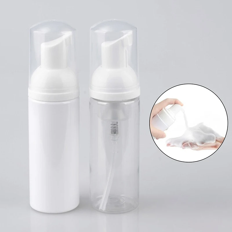 5Pcs 30/60ml Foam Pump Bottle Empty Face Cleaner Cosmetic Bottles Soap Dispenser Refillable Hand Sanitizer