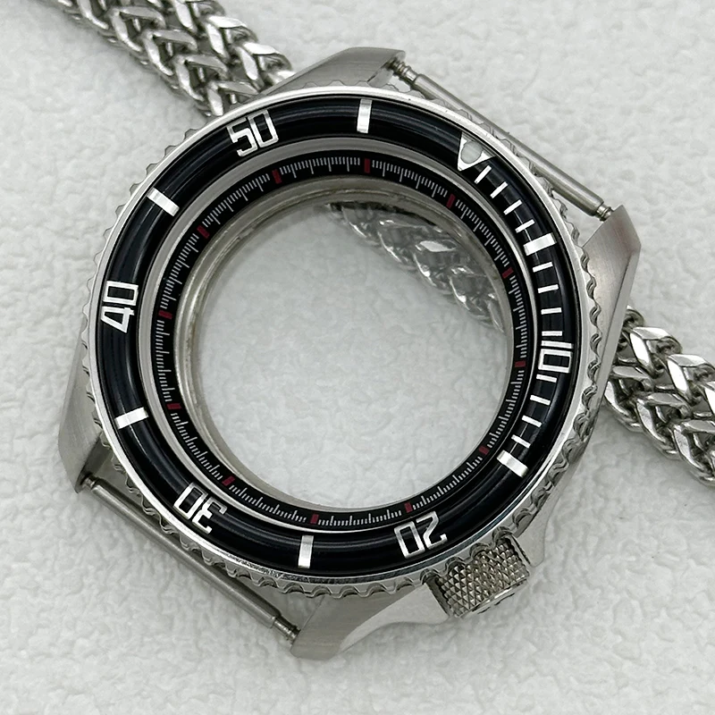 42mm SKX007 SRPD Watch Case Sapphire Crystal See-Through Back 3.8Crown NH35 Case Fit NH35 NH36 NH38  4R 7S Movements Men's Case