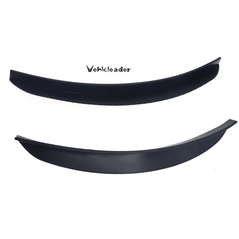 2x Universal 24.5cm Car Carbon Fiber Trim Fender Flares Mud Flaps Splash Guards Arch Wheel Eyebrow Protector Lip Car Truck SUV