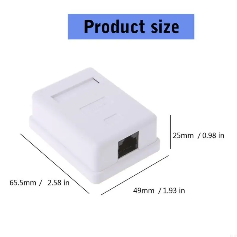 E1PF CAT6 RJ45 8P8C UTP Modulo rete CAT6 Desktop Mount ONTER SEDIFICA