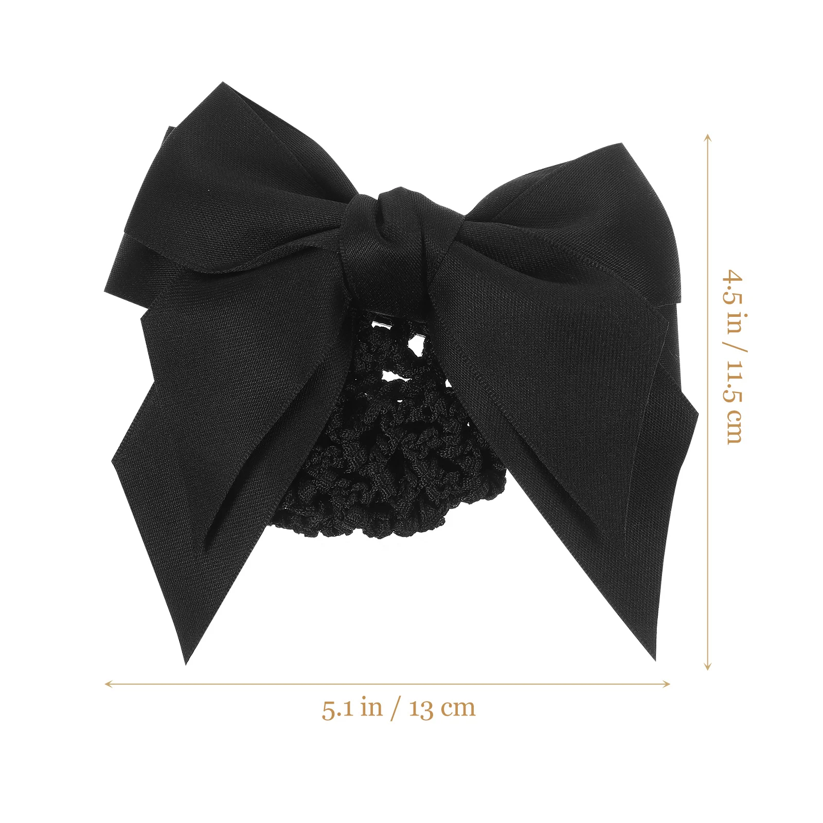 

2 pcs Bow Hairnet Clip Bun Net For Women Bun Covers Ballet Hairnet Barrette Hair Nets Ballet Hair Net For Buns