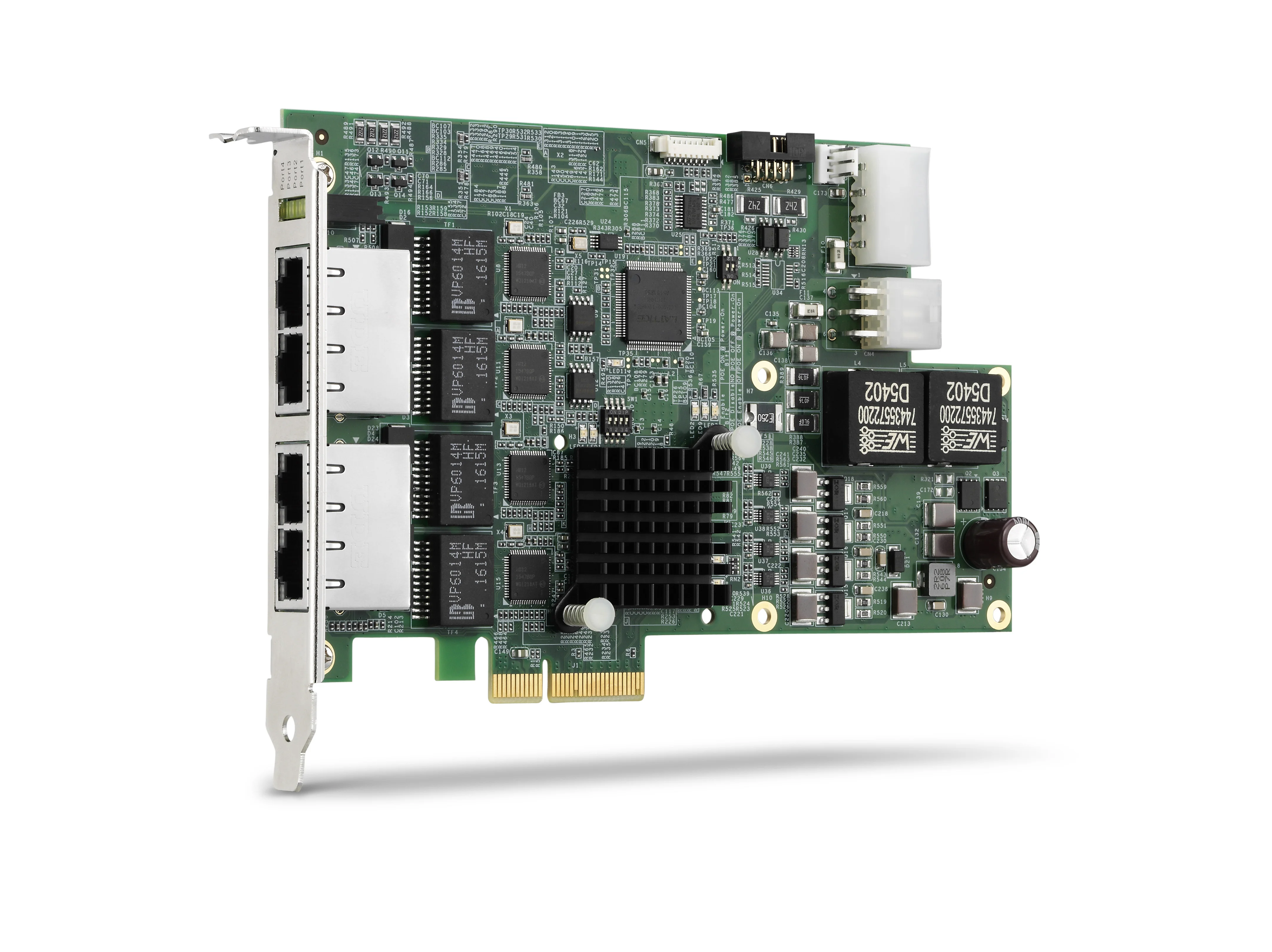 PCIe-GIE7xP-Serie, industrielles Computerzubehör, multifunktionale Bilderfassungskarte mit PoE-Schutz, Energieverwaltung