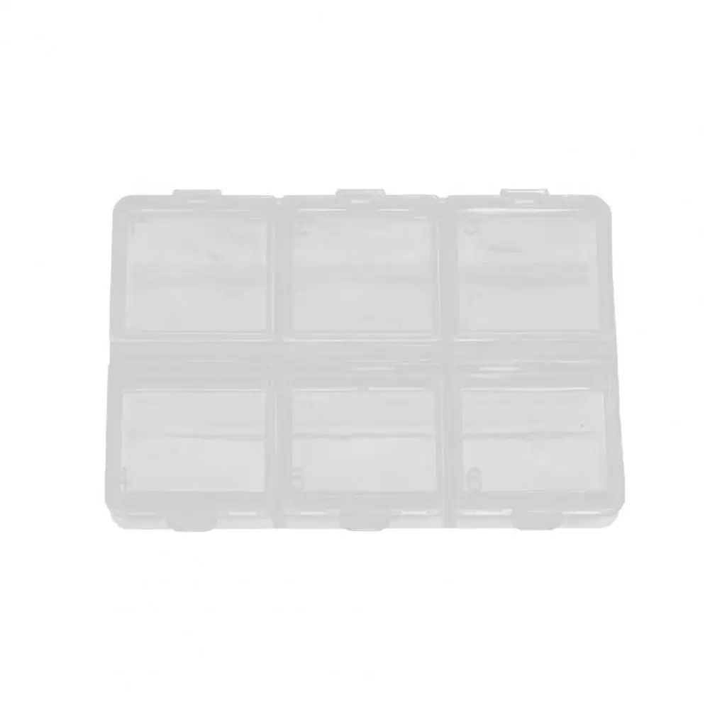 Storage Box High Quality ABS Nail Case Jewelry Beads Tips Empty Divided Storage Box Case for Earing