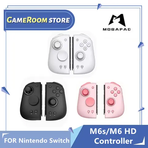 MOBAPAD M6 Gemini M6s 게임 콘솔 컨트롤러 Nintendo Switch Joypad Nintend Switch OLED 게임 패드 용 왼쪽 오른쪽 핸들 그립