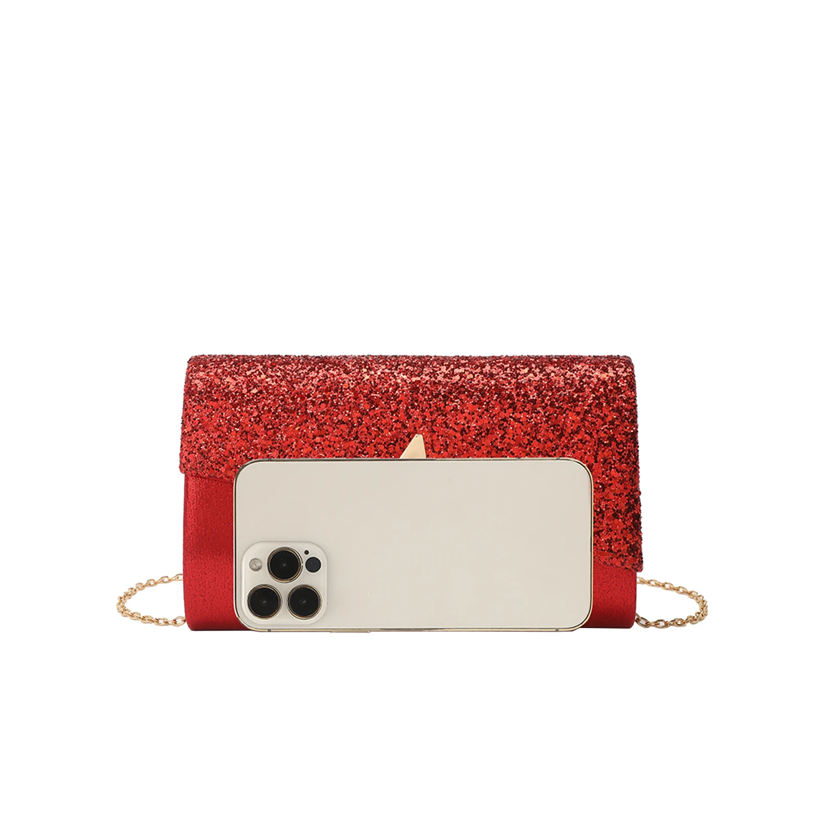 4 قطع المرأة مساء حقيبة صغيرة حجر الراين الأذن كليب الزفاف الزفاف المختنق سوار استرخى بلينغ بريق محفظة طقم مجوهرات #4