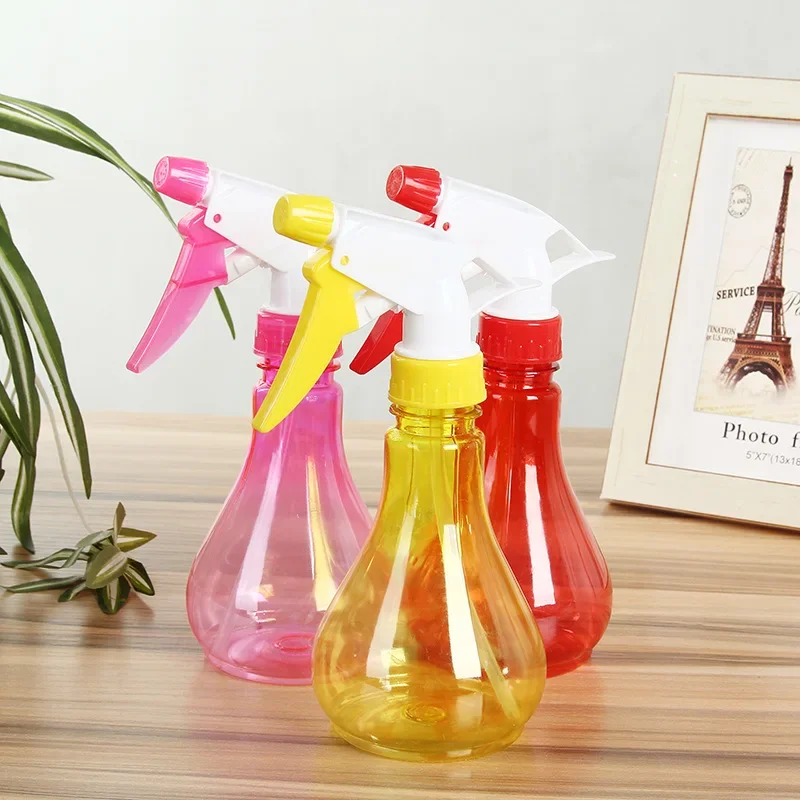 250ml Hand Pressed Candy Colored Spray Bottle Plastic Detachable Spray Bottle Gardening Tools Household Watering Spray