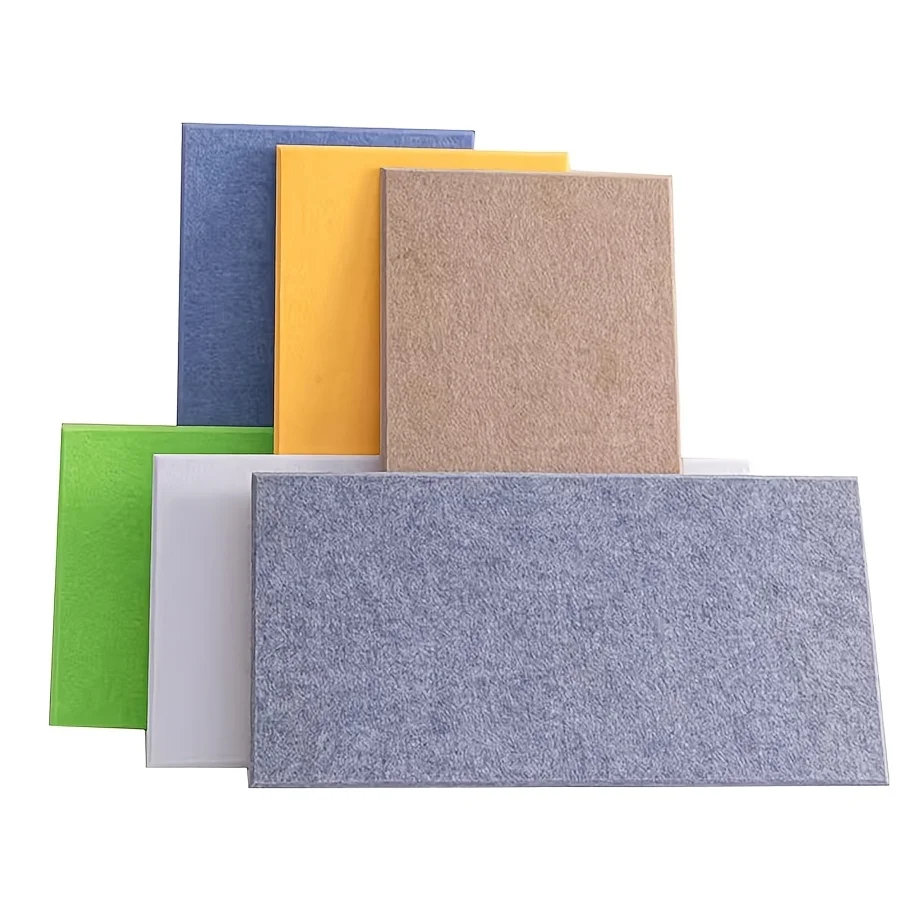 12Pcs High Density 50kg/m³ Sound Absorbing Studio Acoustic Treatment for Home Room Decor Soundproofing Panels Acoustic Panel