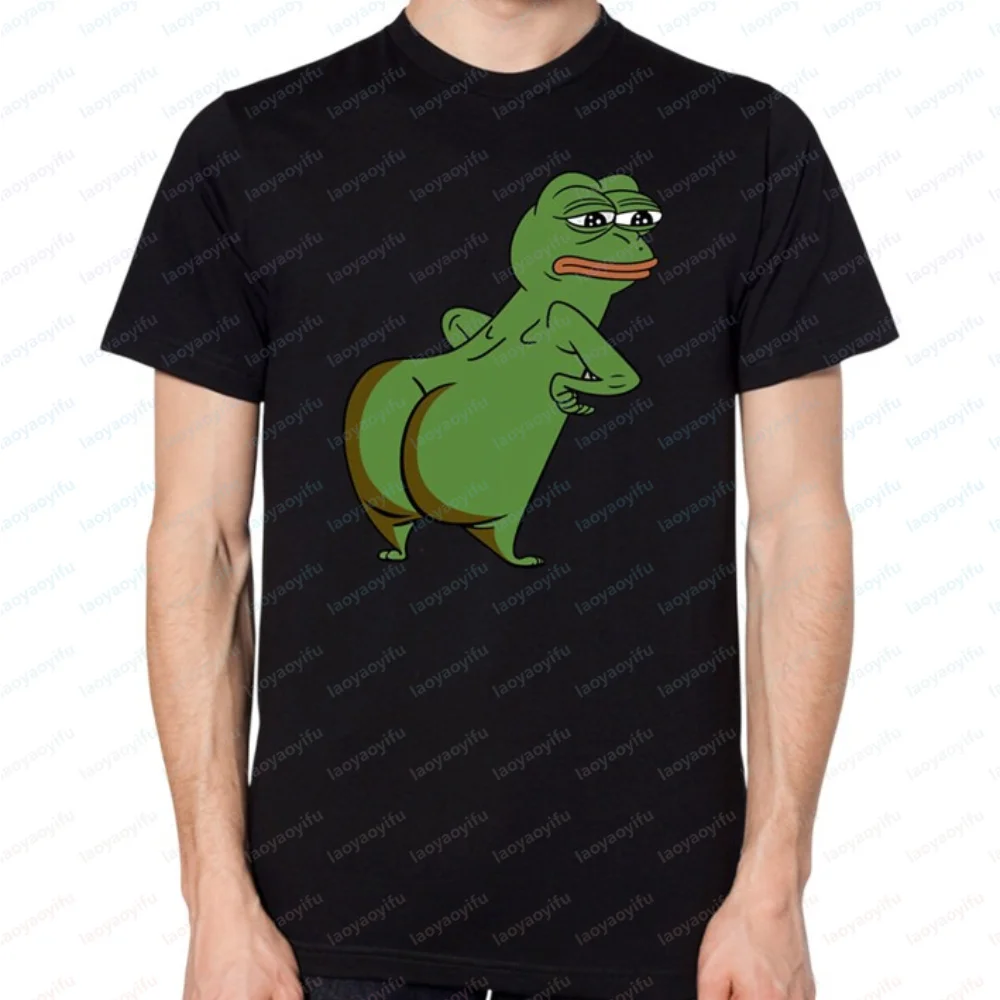 Funny Pepe Frog Ass Booty Big Bum LOL T-Shirt Pepethe Frog- Fun 