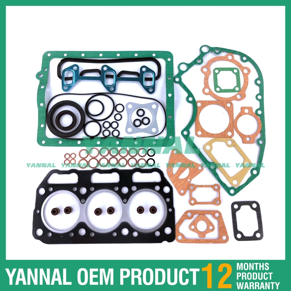 

Long Time Aftersale Service 3T72L 3T72HA 3T72HL Full Gasket Kit For Yanmar engine overhaul Rebuild repair