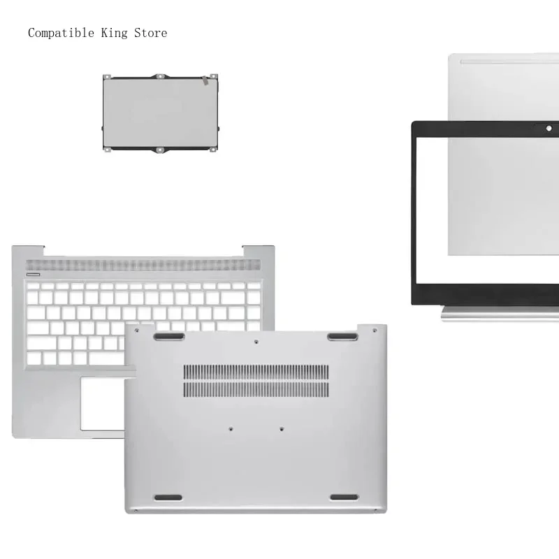 Для ноутбуков HP ProBook 14 440 G7 445 G7 Zhan 66: НОВЫЕ задняя крышка ЖК-дисплея/передняя рамка/верхняя часть корпуса (пальмрест)/нижняя часть корпуса, серебристый цвет