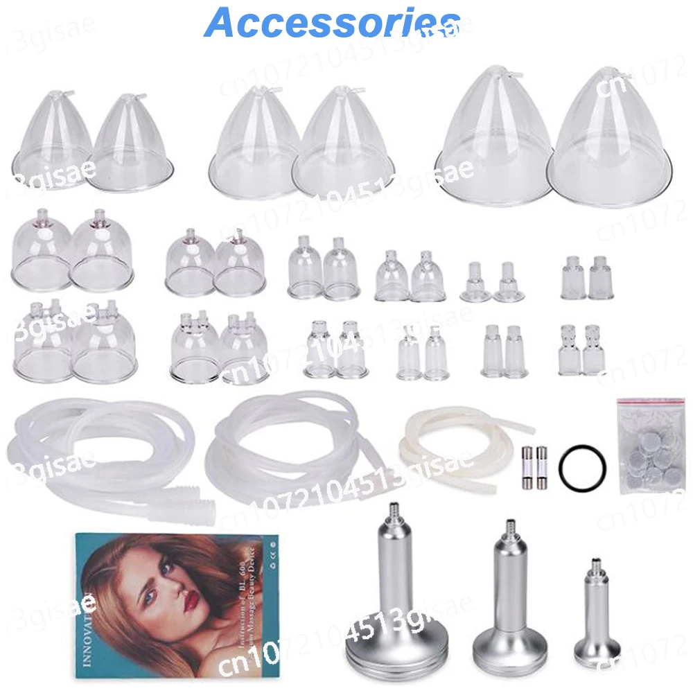Breast Lifting Vacuum Massage Cup, Body Firming & Shaping Suction Pump, Non-Invasive Beauty Equipment
