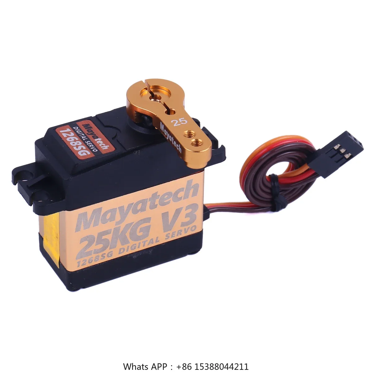 New Mayatech 1268SG V3 25KG Waterproof Large Torque Metal Teeth Digital Servo Can Be To Servos Parabolic 1258TG