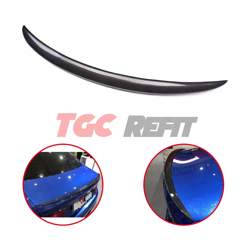 

For BMW 3 Series G20 G28 MP Style Real Carbon Fiber Rear Tail Wing Trunk Lip Spoiler Car Products Exterior Parts Car Accessories