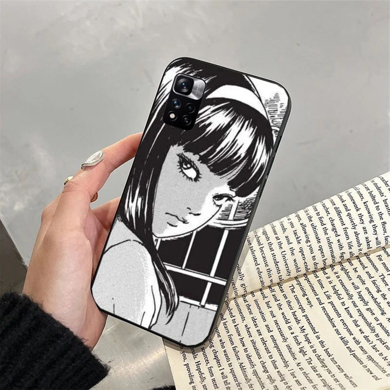 Phone Case for Xiaomi Redmi note 13 12S 12 Pro 11S 11 10 Pro 10S Redmi 10 13C 9C 10C  Horror manga Tomie Junji Ito